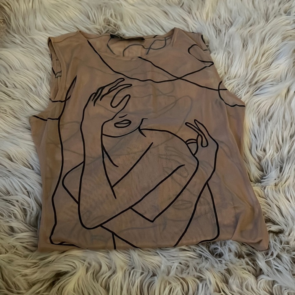 Akira beige bodysuit
